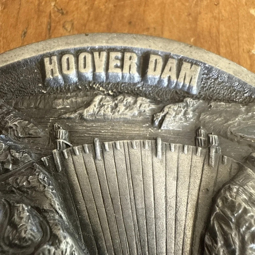 Hoover Dam Belt Buckle Metal Limited Edition Numbered Park‎ International VTG